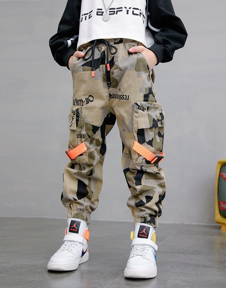 Coen | Set aus lockerem Hemd und Tarnhose für Jungen/Mädchen