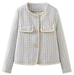 Emma | Jacke im französischen Vintage-Stil mit Karomuster für Damen