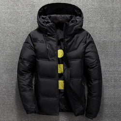 Dashiell | Dicke, einfarbige Kapuzenjacke mit Puffer