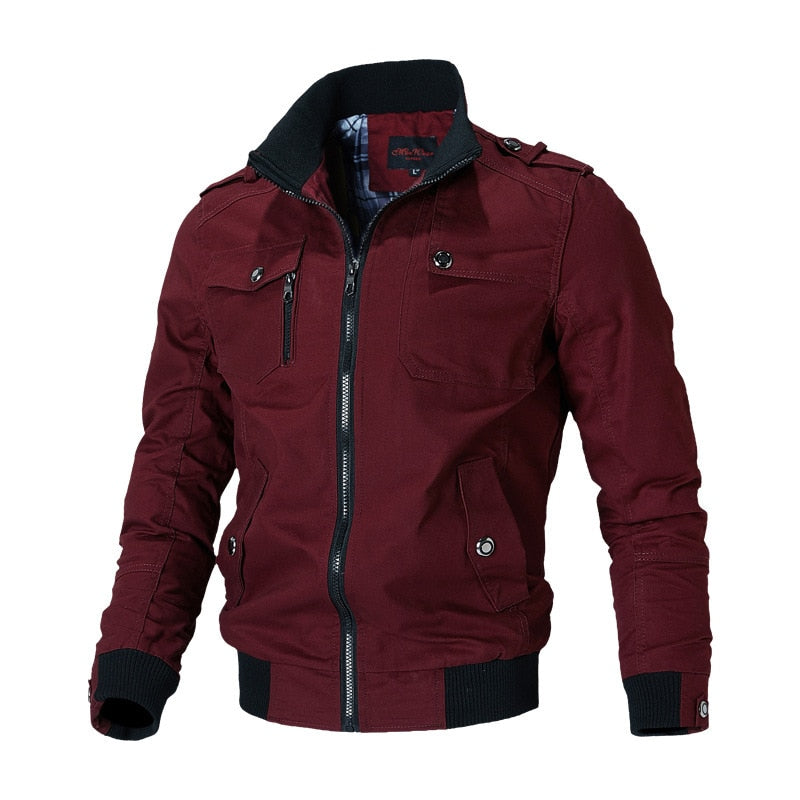 Benjamin | Militärische Windbreaker-Jacke mit mehreren Taschen