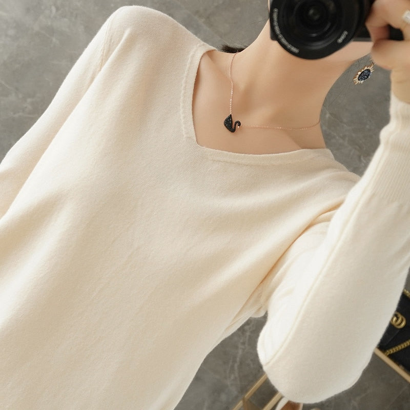 Nina | Kaschmir-Pullover mit V-Ausschnitt