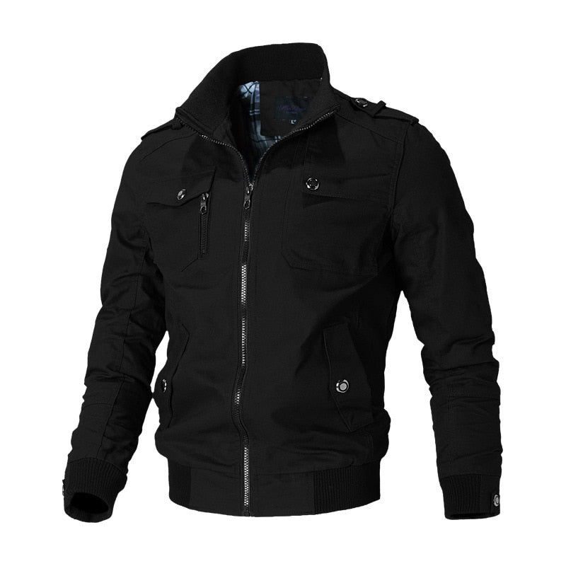 Benjamin | Militärische Windbreaker-Jacke mit mehreren Taschen