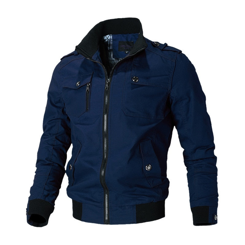 Benjamin | Militärische Windbreaker-Jacke mit mehreren Taschen