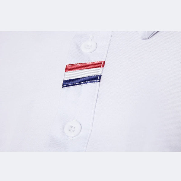 Hugo | Unifarbenes lässiges Revers-Polohemd