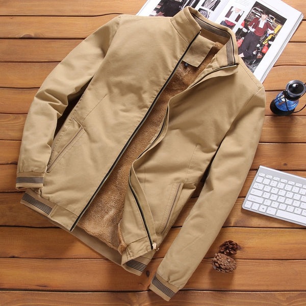 Liam | Elegante militärische Windbreaker-Jacke