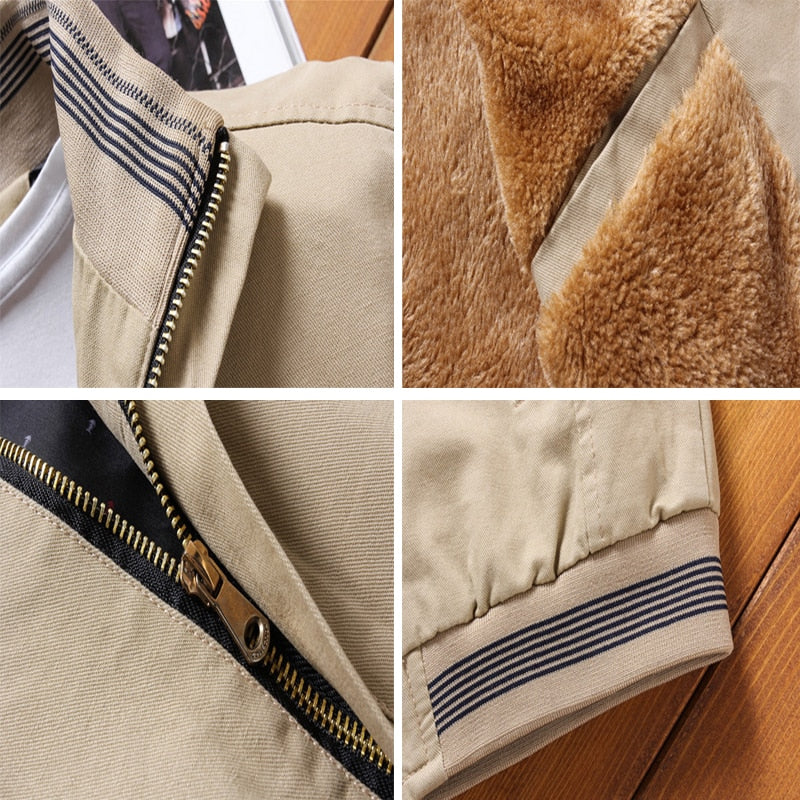 Liam | Elegante militärische Windbreaker-Jacke