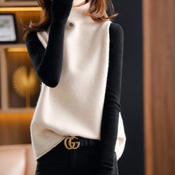 Evelina | Lässig gestrickter Pullover mit Rollkragen