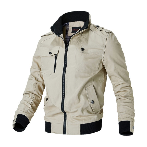 Benjamin | Militärische Windbreaker-Jacke mit mehreren Taschen