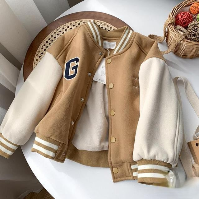 Jurgen | Jungen/Mädchen Baseball-Bomberjacke