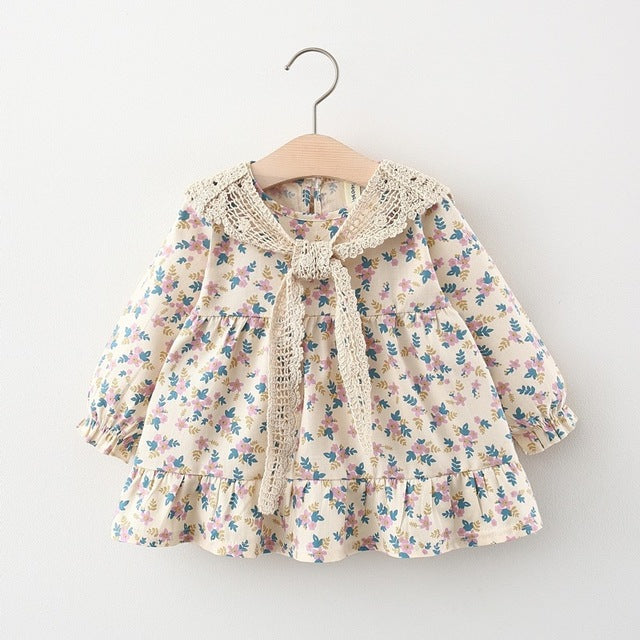 Ilsa | Baby Girl Floral Long Sleeve Kleid