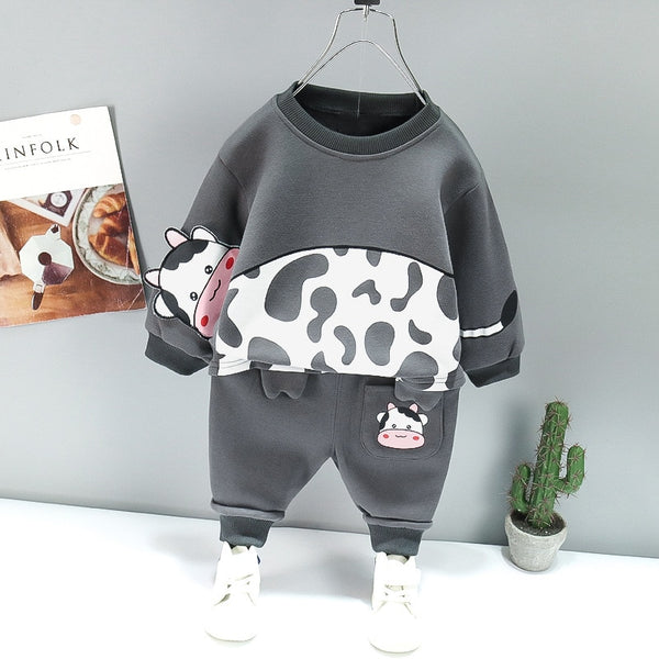 Senn | Bunter Trainingsanzug für Mädchen und Jungen mit Pullover und Hose