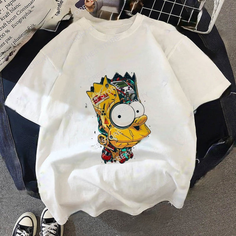 Moritz | Jungen/Mädchen Die Simpsons Lose Passform Tee