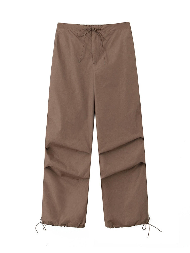 Isolde | Elastische Fallschirmträgerhose mit Taille