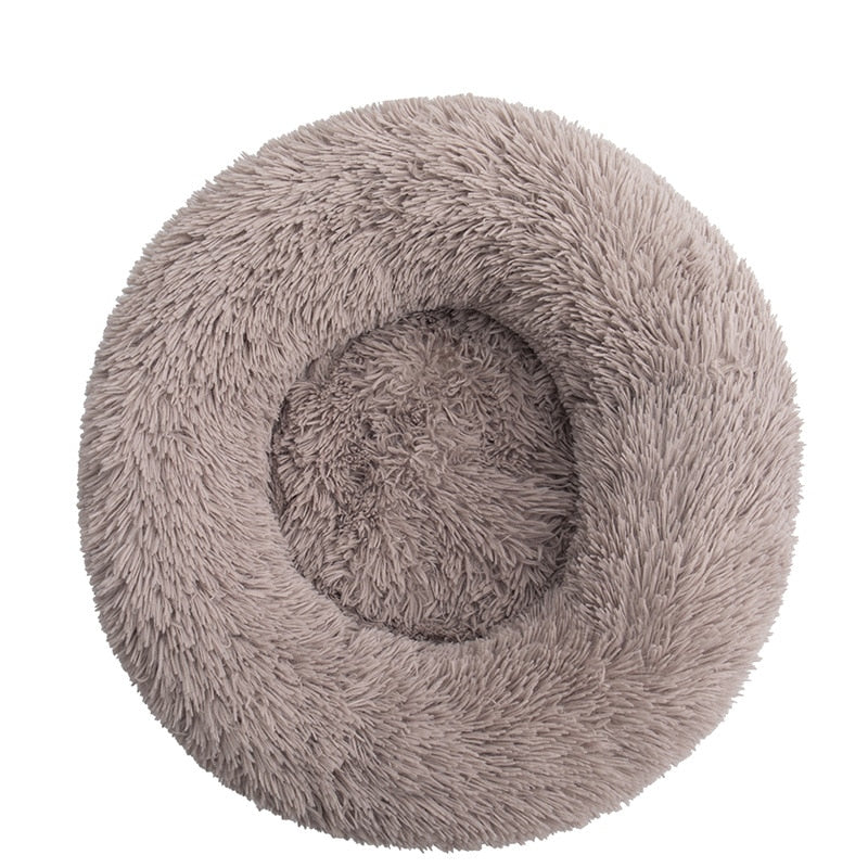Delia | Haustiere Komfortables weiches Donut-Kuschelbett