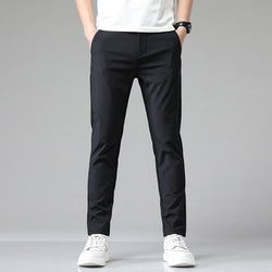 Luca | Lässige Slim Fit Hose mit elastischer Taille Hosenhose