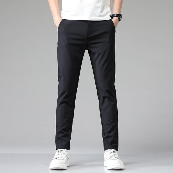 Luca | Lässige Slim Fit Hose mit elastischer Taille Hosenhose