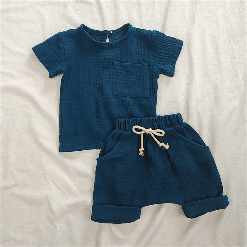 Tom | Bio-Baumwoll-Shirt und Short-Set