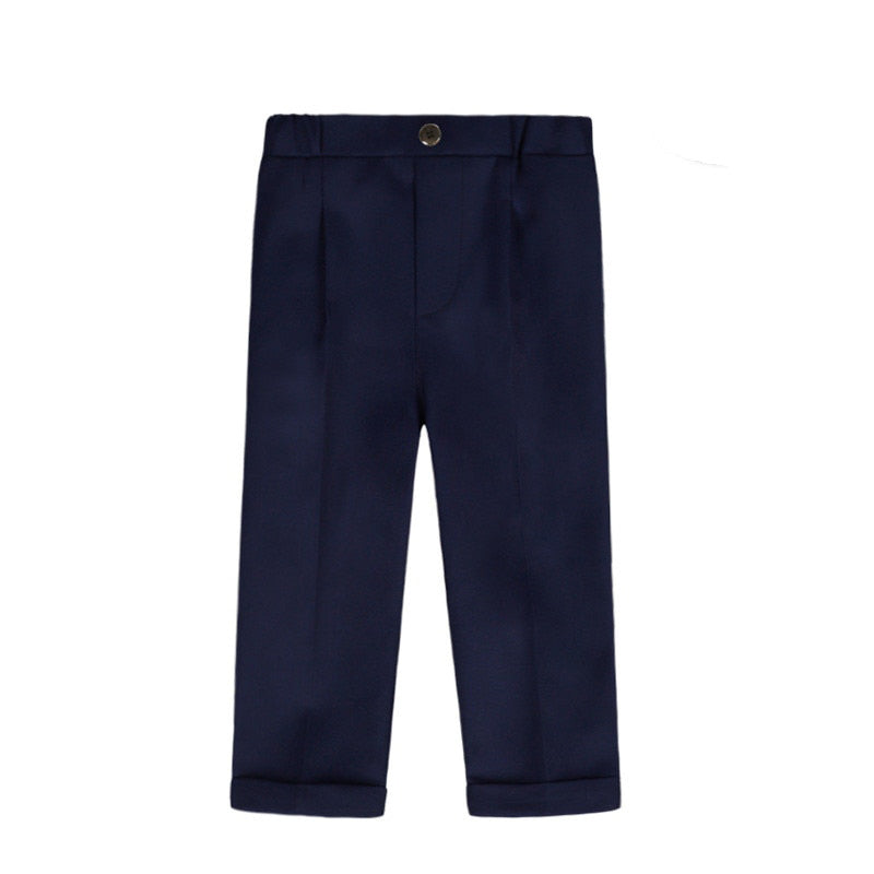 Nando | Formelle Hosen für Jungen in fester Farbe