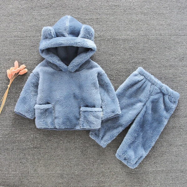 Dagmar | Baby Girl/Boy Bear Hoodie und Hosen Set