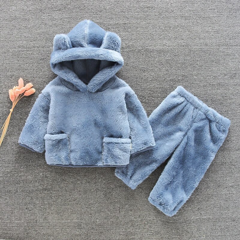 Dagmar | Baby Girl/Boy Bear Hoodie und Hosen Set