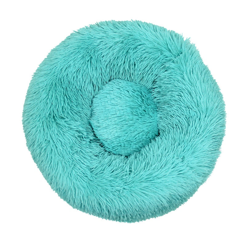 Delia | Haustiere Komfortables weiches Donut-Kuschelbett