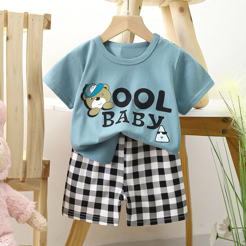 Meike | Jungen/Mädchen Shirt-Ärmel-Shirt und Short-Set