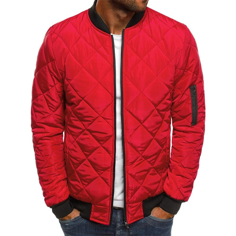 Lowie | Gepolsterte Jacke mit Lingge-Naht aus Baumwolle