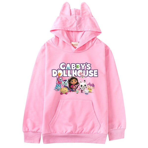 Marre | Gabbys Puppenhaus Katzenohren Hoodie für Mädchen