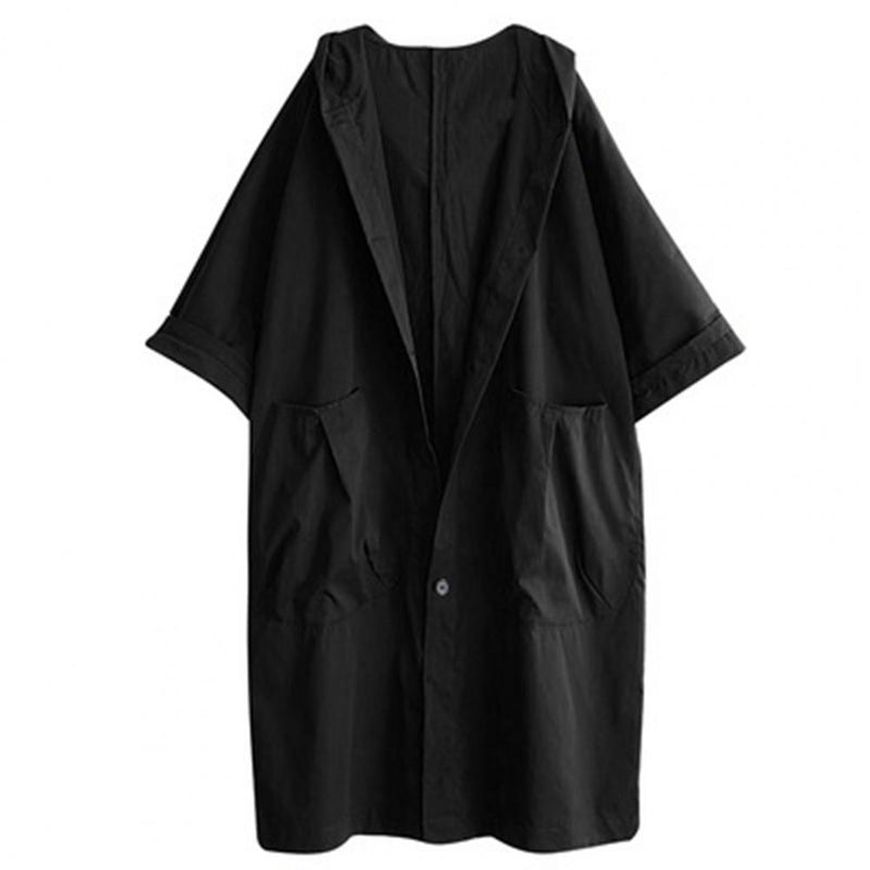 Otillie | Lockerer langer Trenchcoat mit Fronttasche