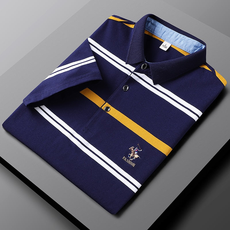 Sem | Lässiges gestreiftes Poloshirt