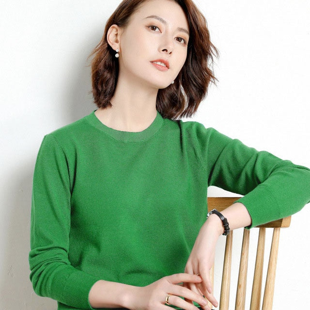 Samarra | Lässiger minimalistischer leichter Strickpullover