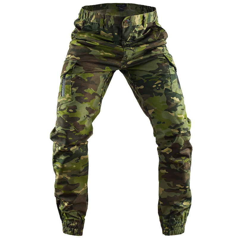 Mees | Taktische Camouflage Wander/Jagd Cargo Jogger-Hose