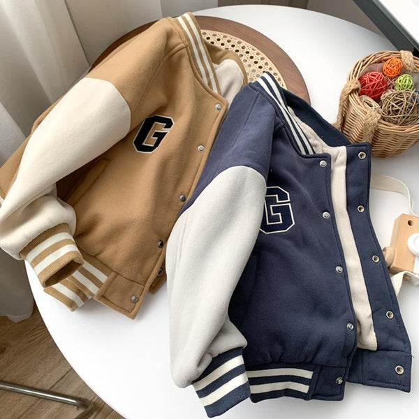 Jurgen | Jungen/Mädchen Baseball-Bomberjacke