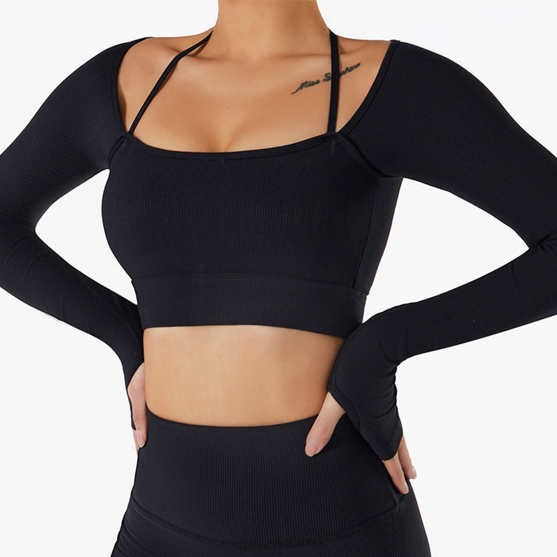 Ilse | Nahtloses Yoga Workout Top & Unterteil Set