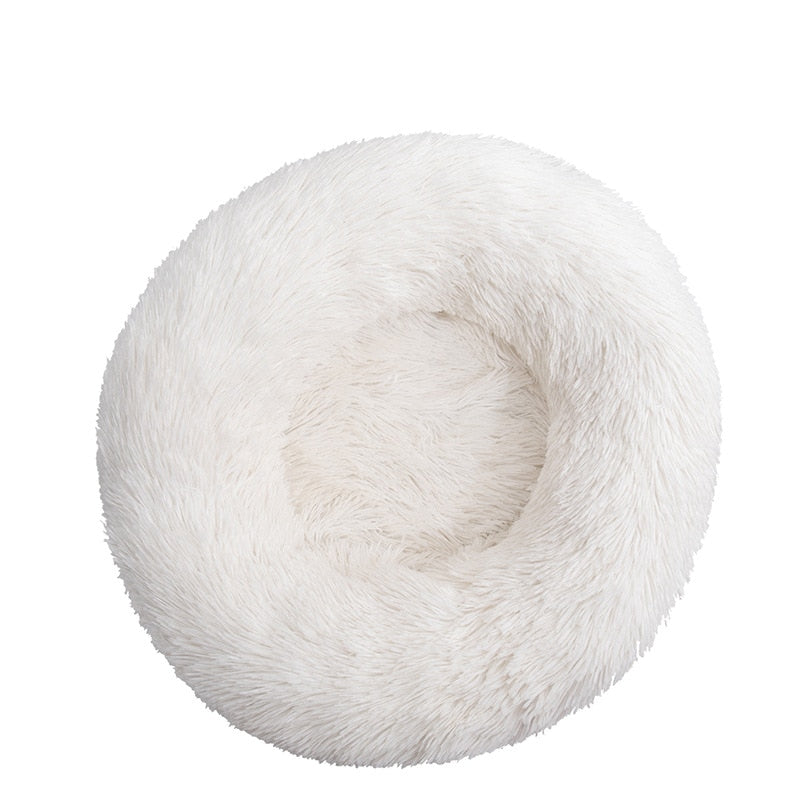 Delia | Haustiere Komfortables weiches Donut-Kuschelbett