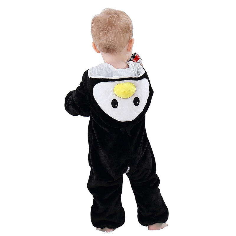 Gido | Baby Mädchen/Junge Schlafanzug mit Kapuze Überall Schlafanzug