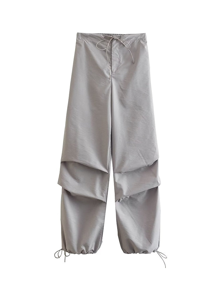 Isolde | Elastische Fallschirmträgerhose mit Taille