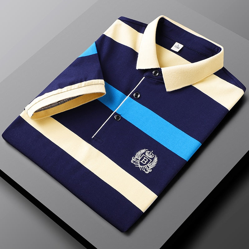 Sem | Lässiges gestreiftes Poloshirt