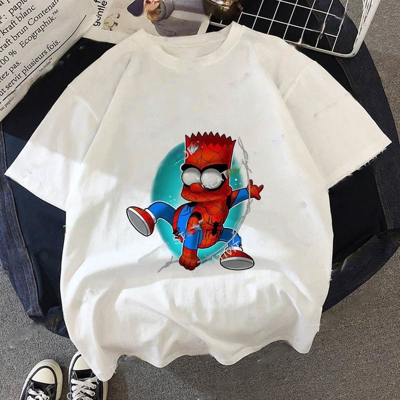 Moritz | Jungen/Mädchen Die Simpsons Lose Passform Tee