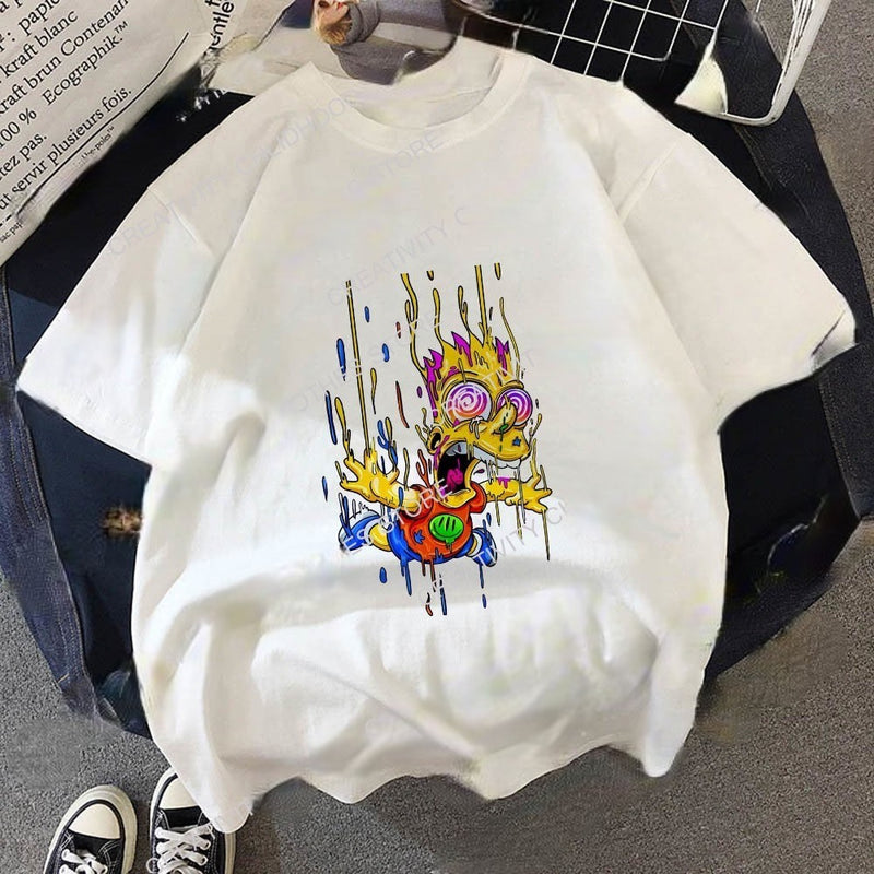 Moritz | Jungen/Mädchen Die Simpsons Lose Passform Tee
