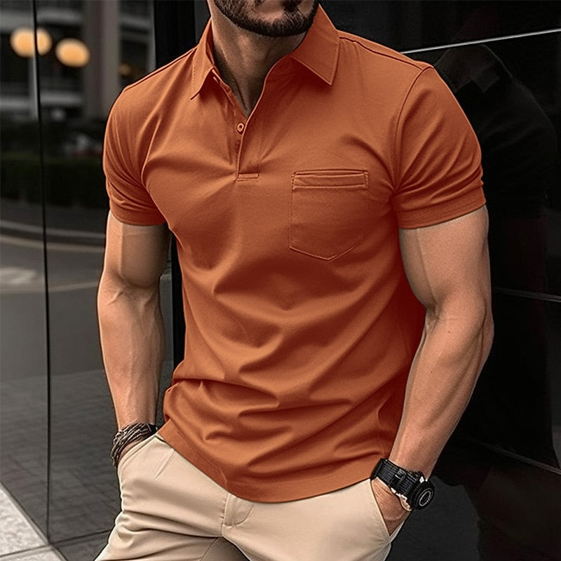 Boaz | Lässiges, minimalistisches Büro-Polohemd