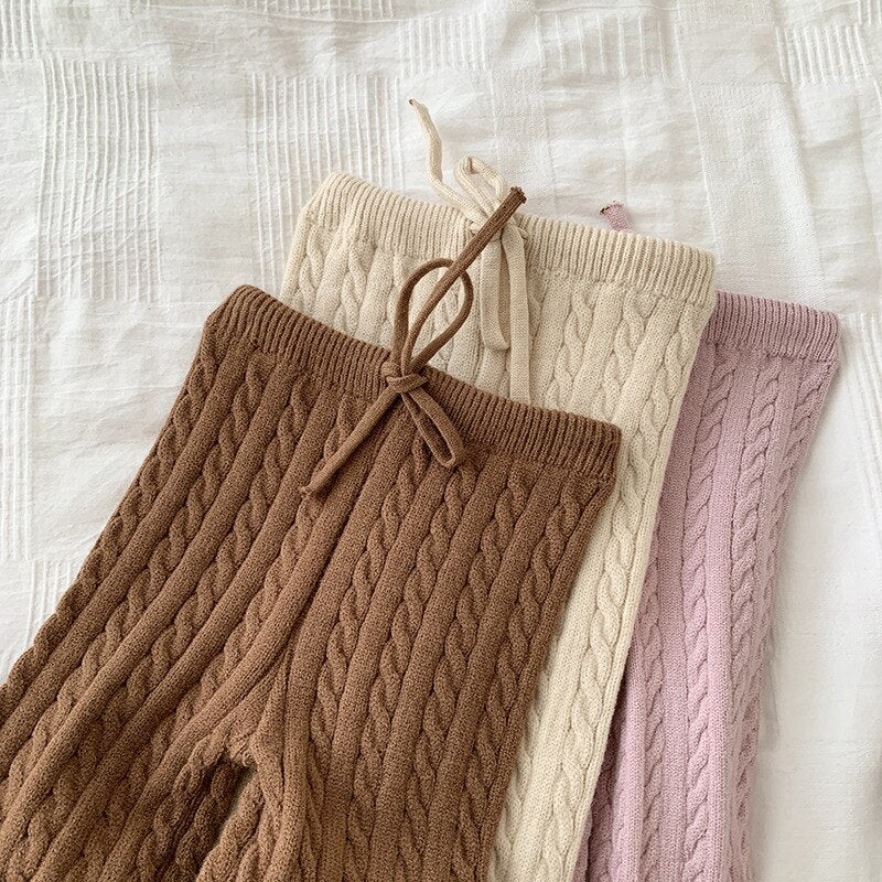 Franka | Baby Mädchen Strickpullover und Hosen Set