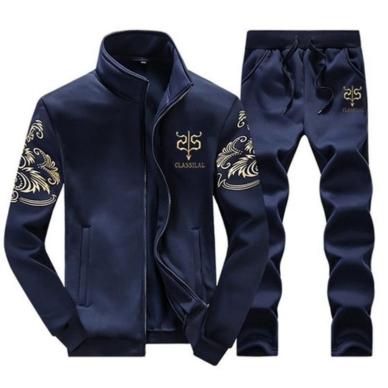 Viggo | Trainingsanzug Sportswear Sweatshirt und Sweatpants Set