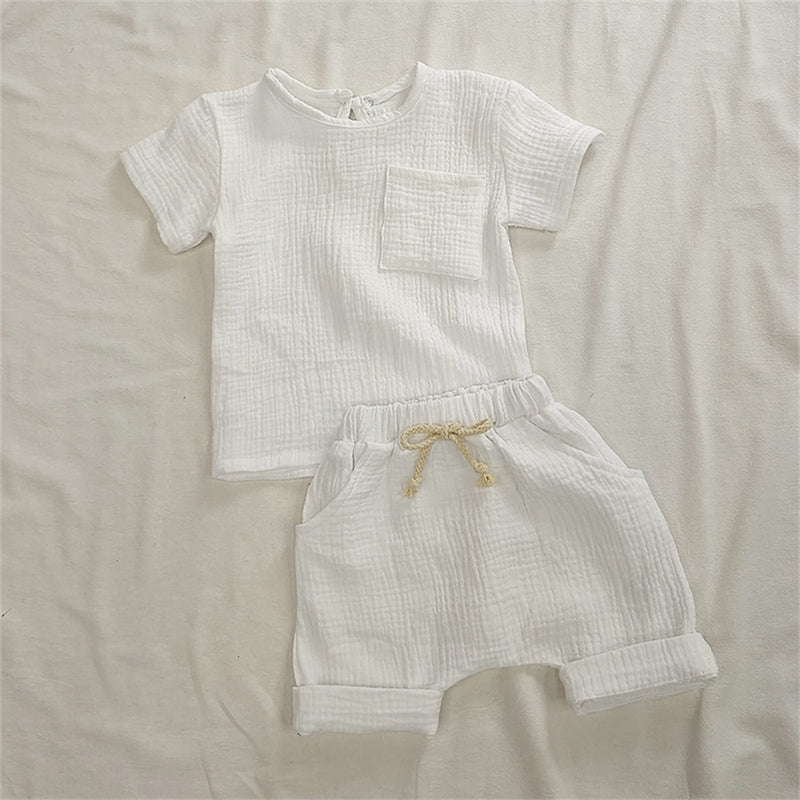 Tom | Bio-Baumwoll-Shirt und Short-Set