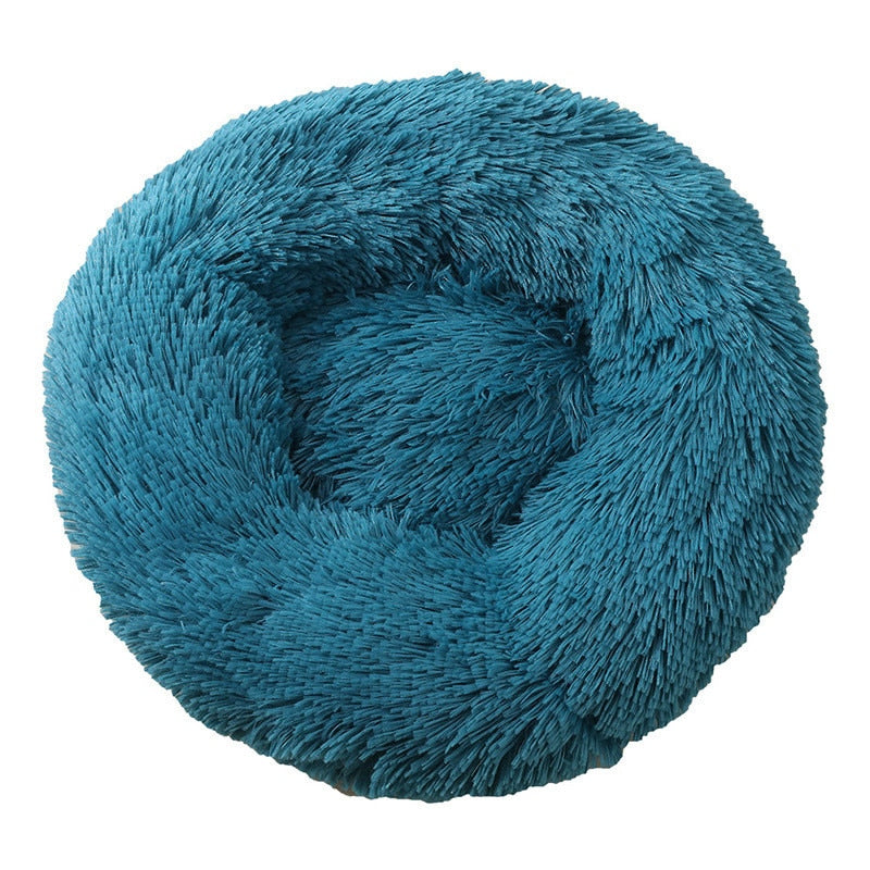 Delia | Haustiere Komfortables weiches Donut-Kuschelbett