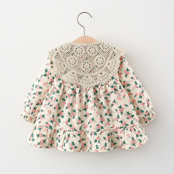 Ilsa | Baby Girl Floral Long Sleeve Kleid