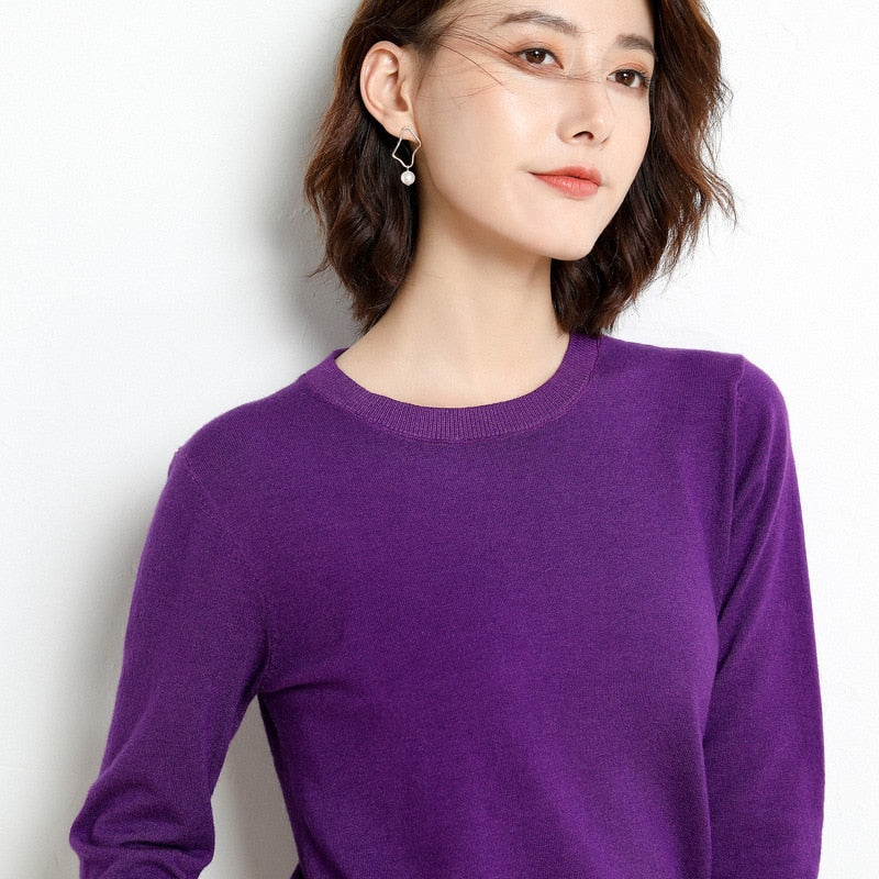 Samarra | Lässiger minimalistischer leichter Strickpullover