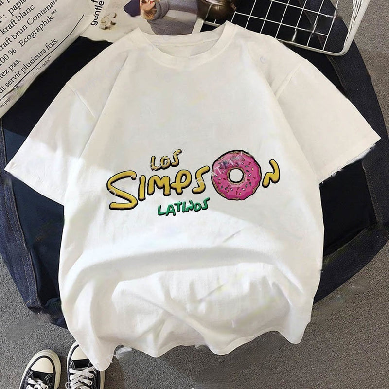 Moritz | Jungen/Mädchen Die Simpsons Lose Passform Tee
