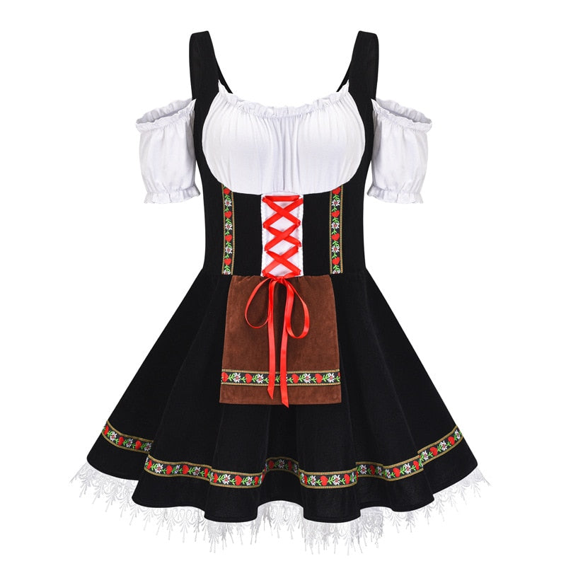 Ines | Pärchen Barkeeperin/Kellnerin Cosplay Halloween Kostüm