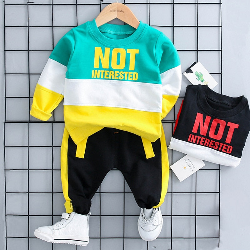 Senn | Bunter Trainingsanzug für Mädchen und Jungen mit Pullover und Hose